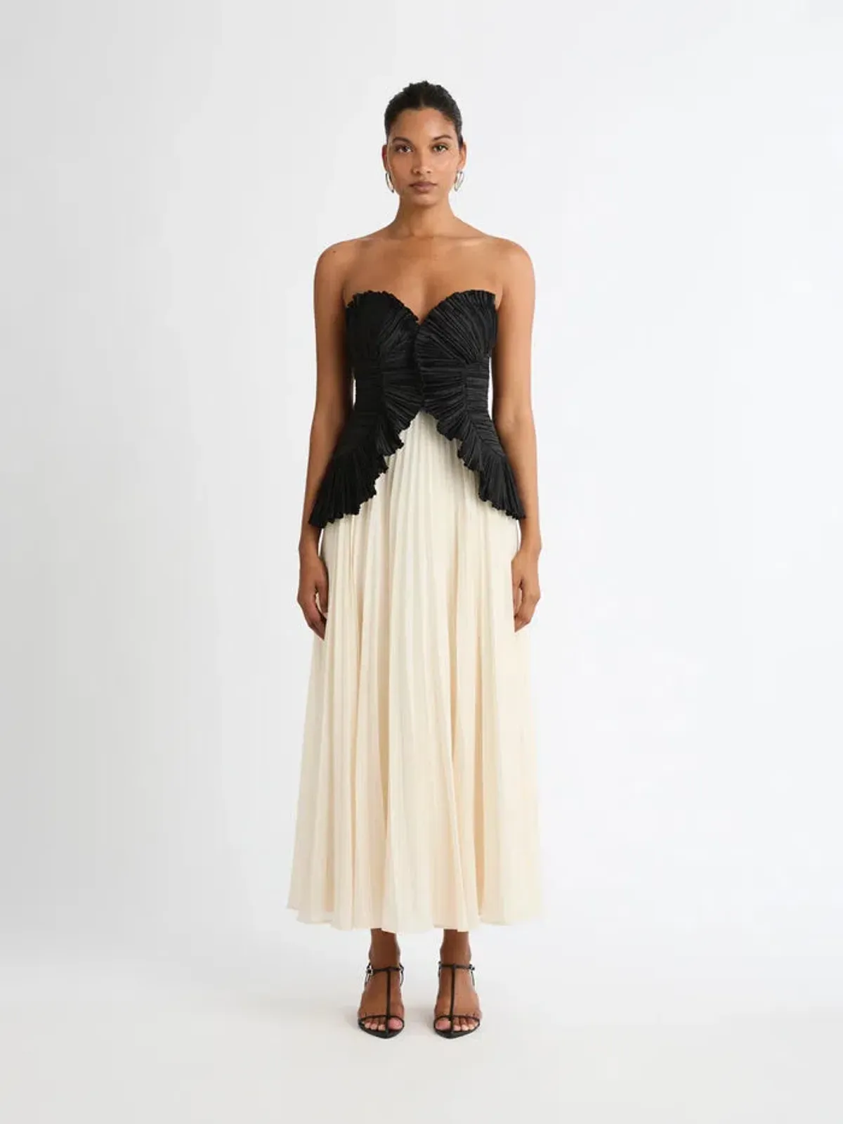 Sheike Soraya Dress Black/Cream Size 12 - Image 2
