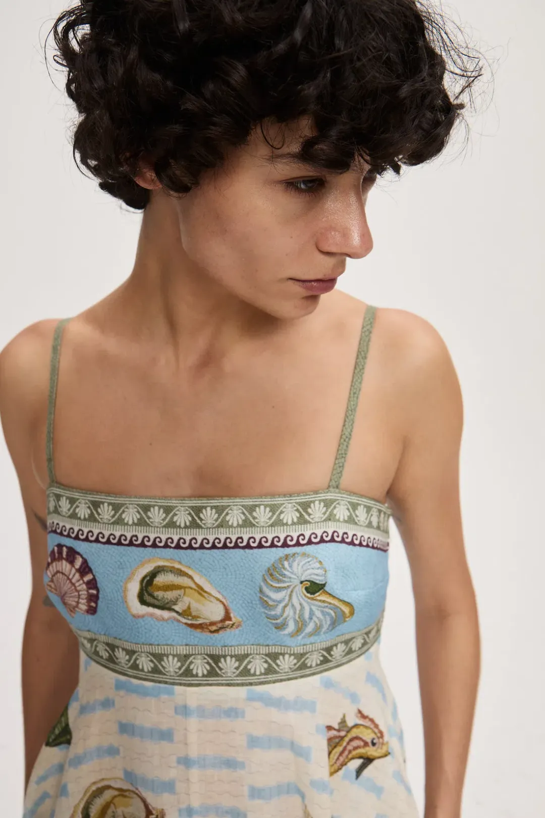 Alemais Bath House Sundress Print Size 16 for rent on The Volte - main image