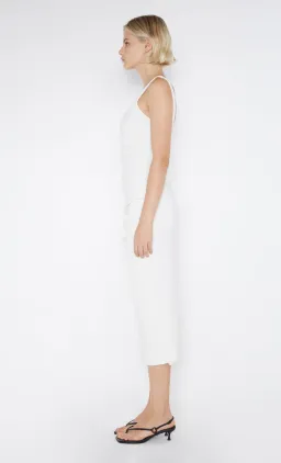 Bec & Bridge Be Mine Square Neck Midi Dress Ivory Size 10 for rent on The Volte - image 2