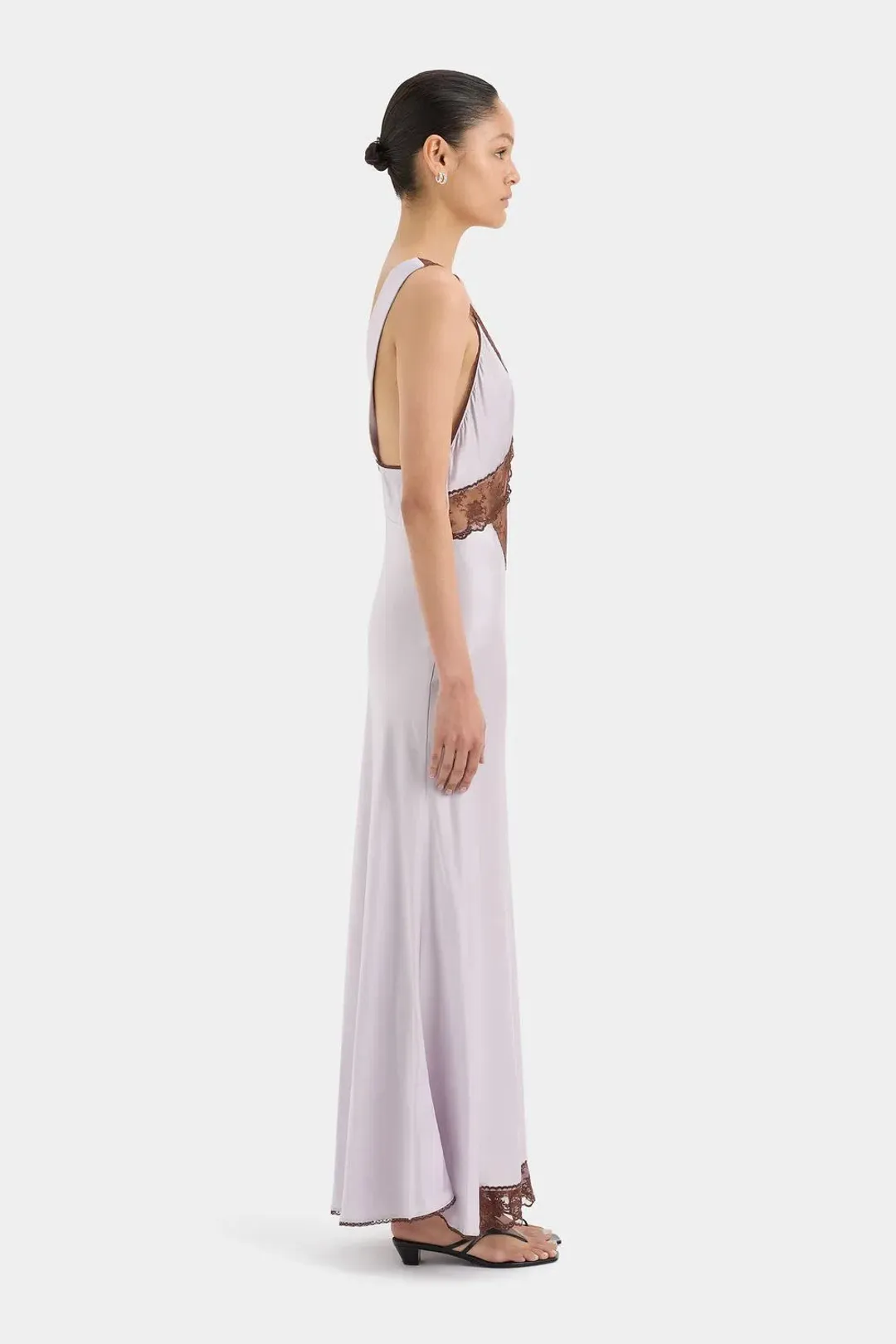 Sir the Label Aries Cut Out Gown Lilac Size 6 for rent on The Volte - main image