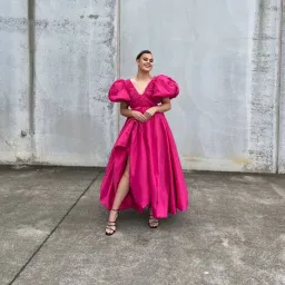 Aje Manifestation Gown Fuchsia Size 14 for rent on The Volte - image 8