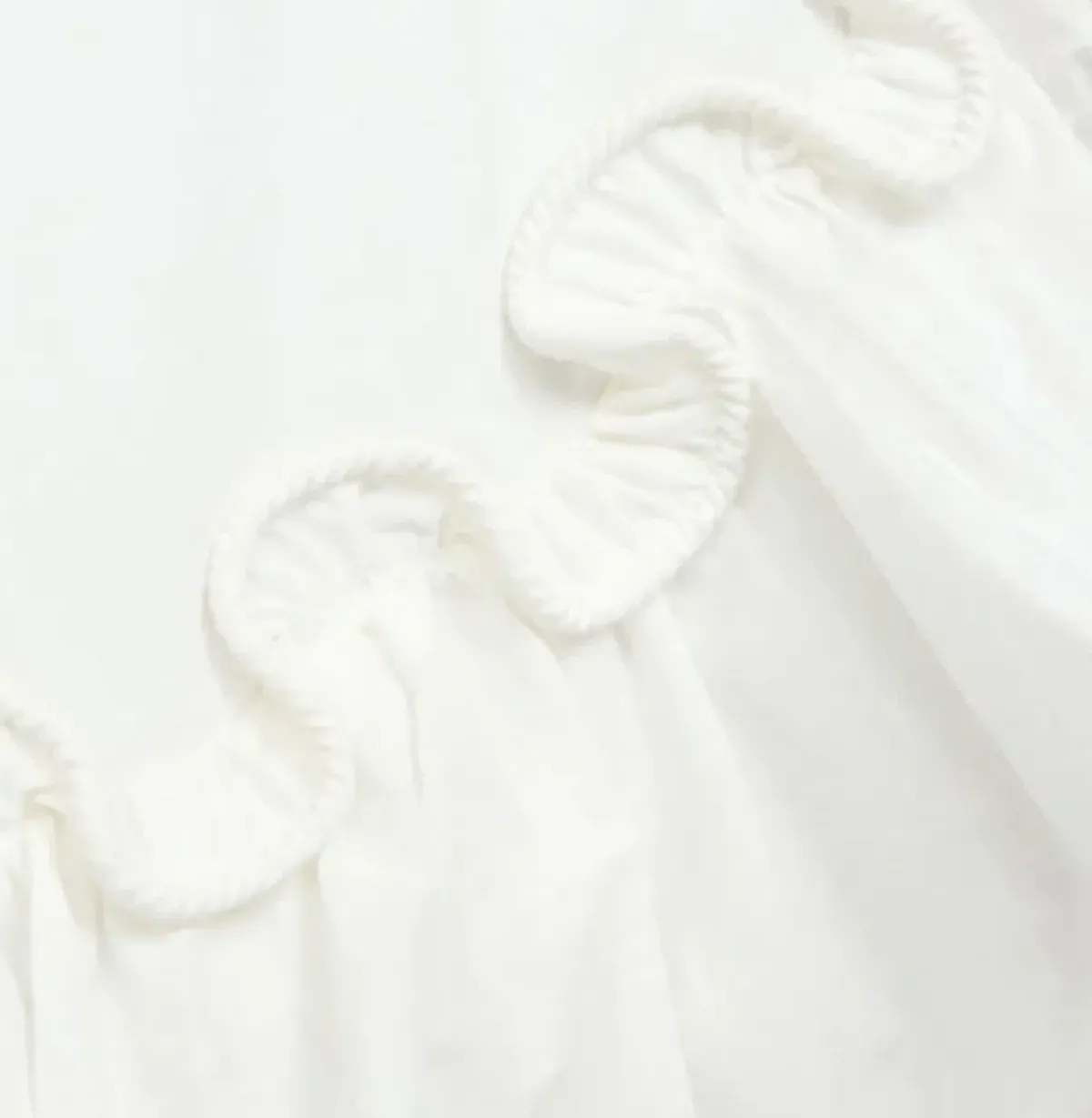 By Johnny Rope Frill Asymmetrical Mini Dress Ivory Size 12 - Image 4