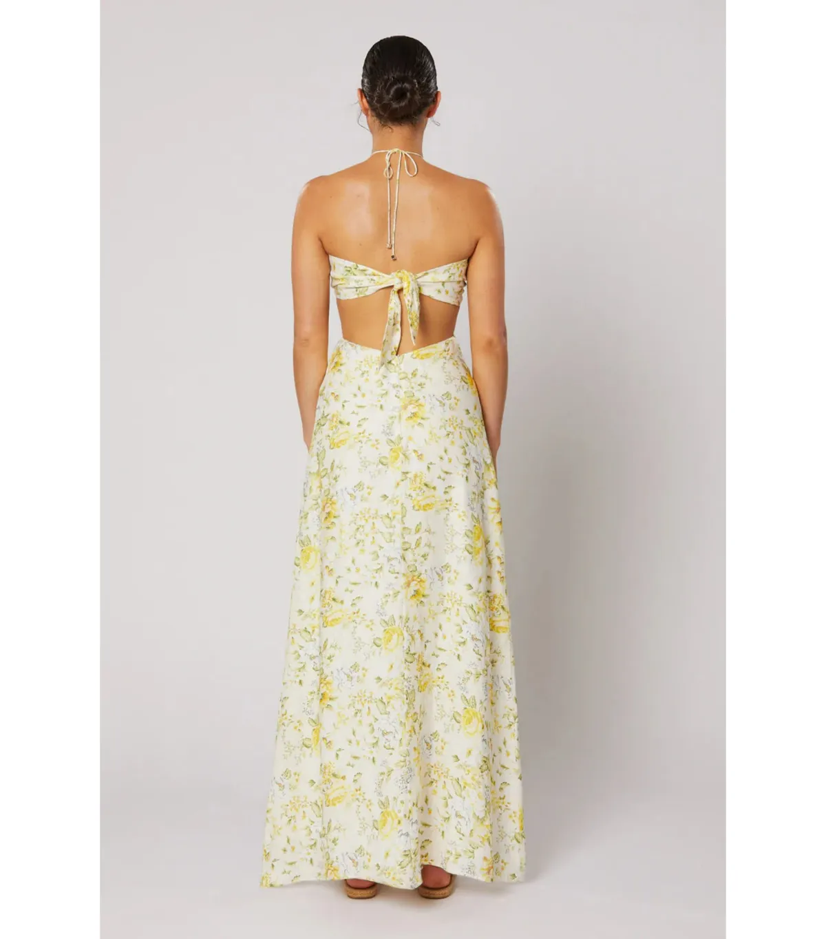 Winona Limette Maxi Dress Floral Size S / AU 8 - Image 3
