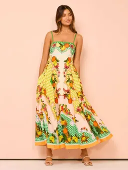 Alemais Lemonis Sundress Multi Size AU 6 for rent on The Volte - image 1