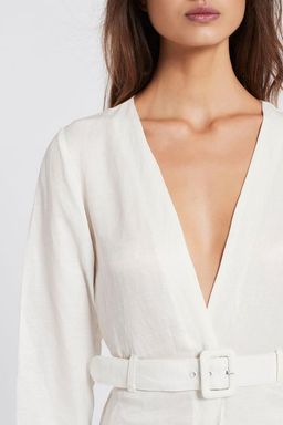 Sir The Label Emmanuel Midi Dress White | AU 10 for rent on The Volte - image 6