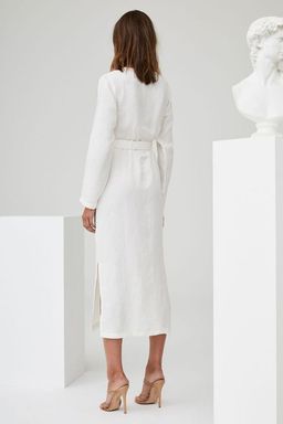 Sir The Label Emmanuel Midi Dress White | AU 10 for rent on The Volte - image 3