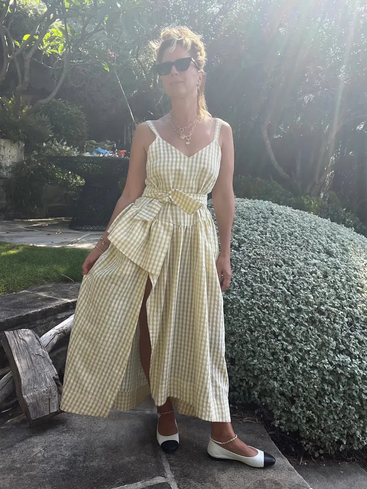 Sarah Jane Clark Bobo Dress Marigold Gingham Size 6 - Image 3