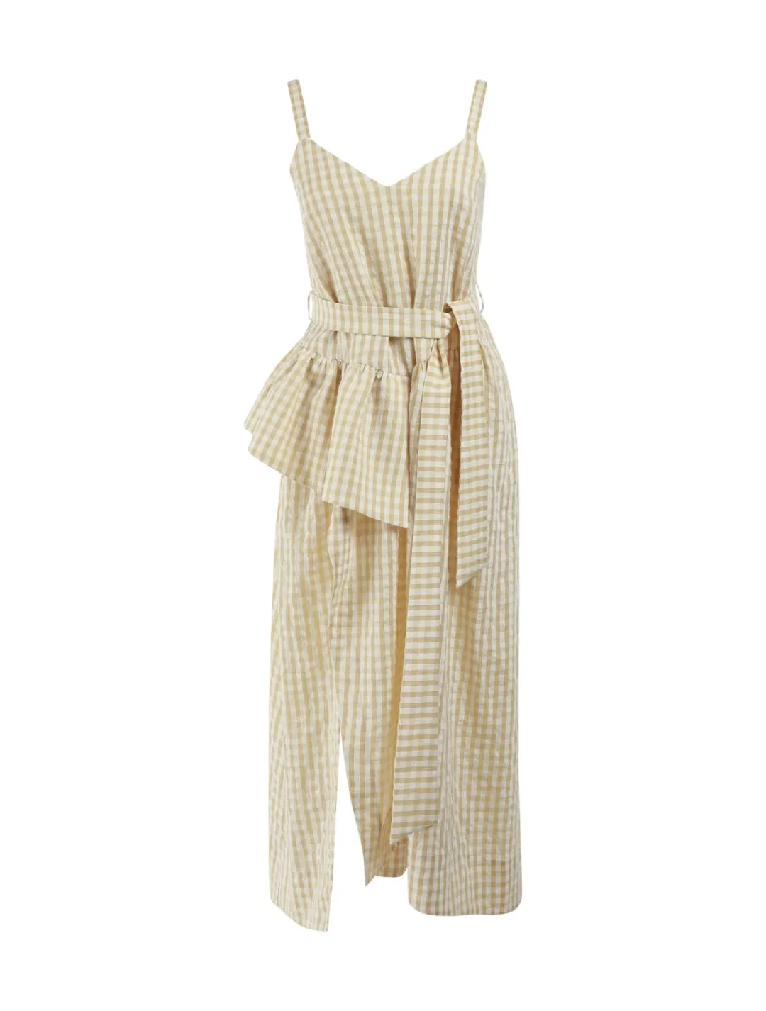 Sarah Jane Clark Bobo Dress Marigold Gingham Size 6 for rent on The Volte - main image