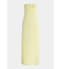 Venroy Beaded Strapless Maxi Dress in Pastel Yellow Size AU 8 for rent on The Volte - image 5