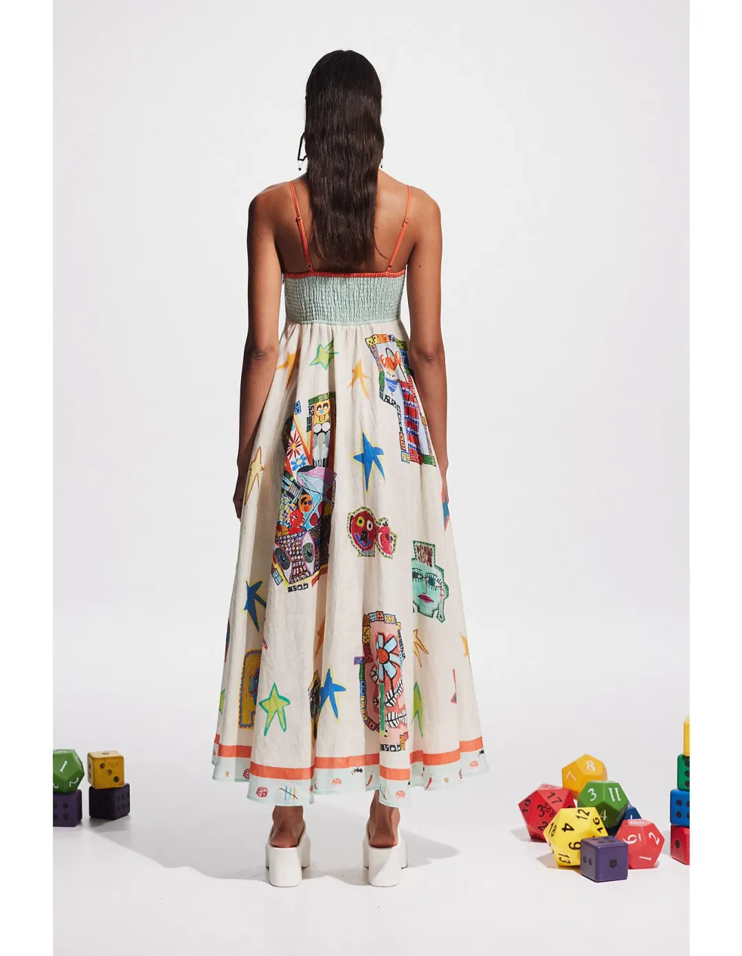 Alémais Players Sundress Multi Size AU 8 for rent on The Volte - main image