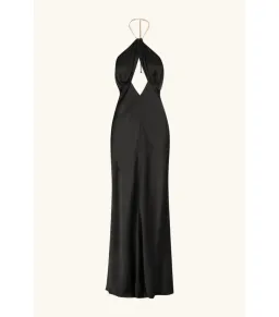 Shona Joy Lydie Chain Halter Neck Dress Black Size AU 8 for rent on The Volte - image 7