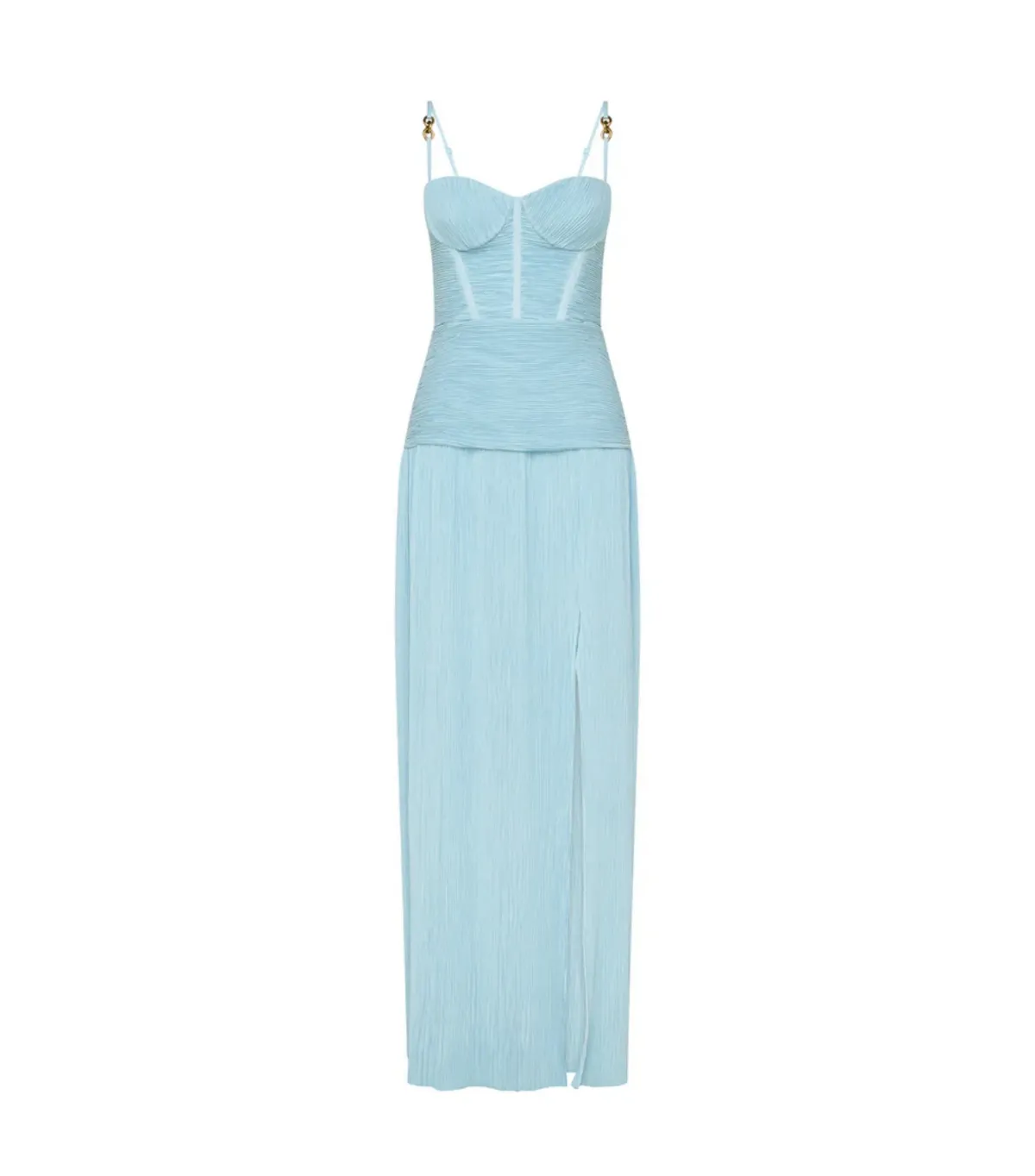 Manning Cartell Double Time Pleat Dress in Aqua Spritz Size AU 10 - Image 5