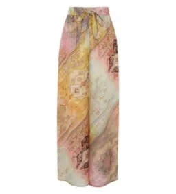 Zimmermann The Tallow Relaxed Shirt Size 0P/Au 6 and The Tallow Relaxed Pant in Ombre Multi Size 1/Au 10 Set for rent on The Volte - image 2