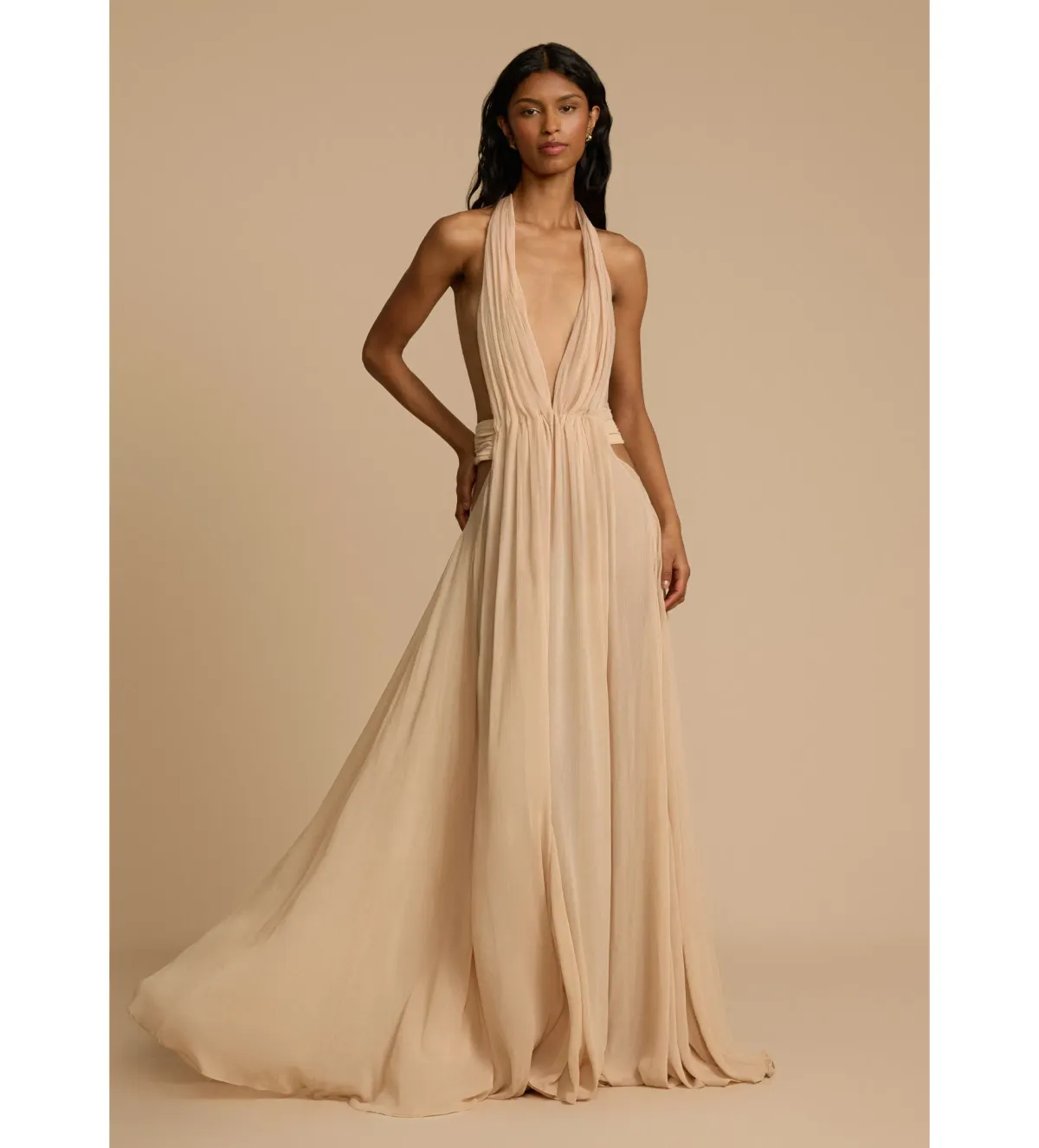 Arcina Ori Florence Dress Vintage Stone Size 6 for rent on The Volte - main image