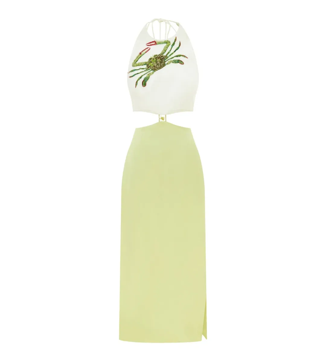 Alemais Seb Embellished Midi Dress Multi/Print Size 10 for rent on The Volte - main image