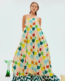 Alemais Everly Strapless Gown Multi Size 6 for rent on The Volte - image 2