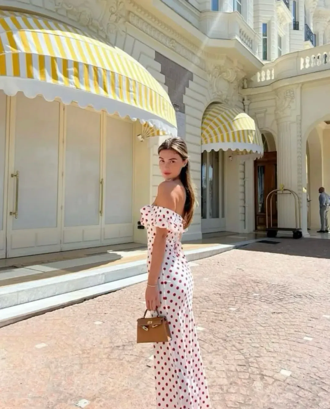 Realisation Par The Claudia Dress Super Dot Size 8 for rent on The Volte - main image