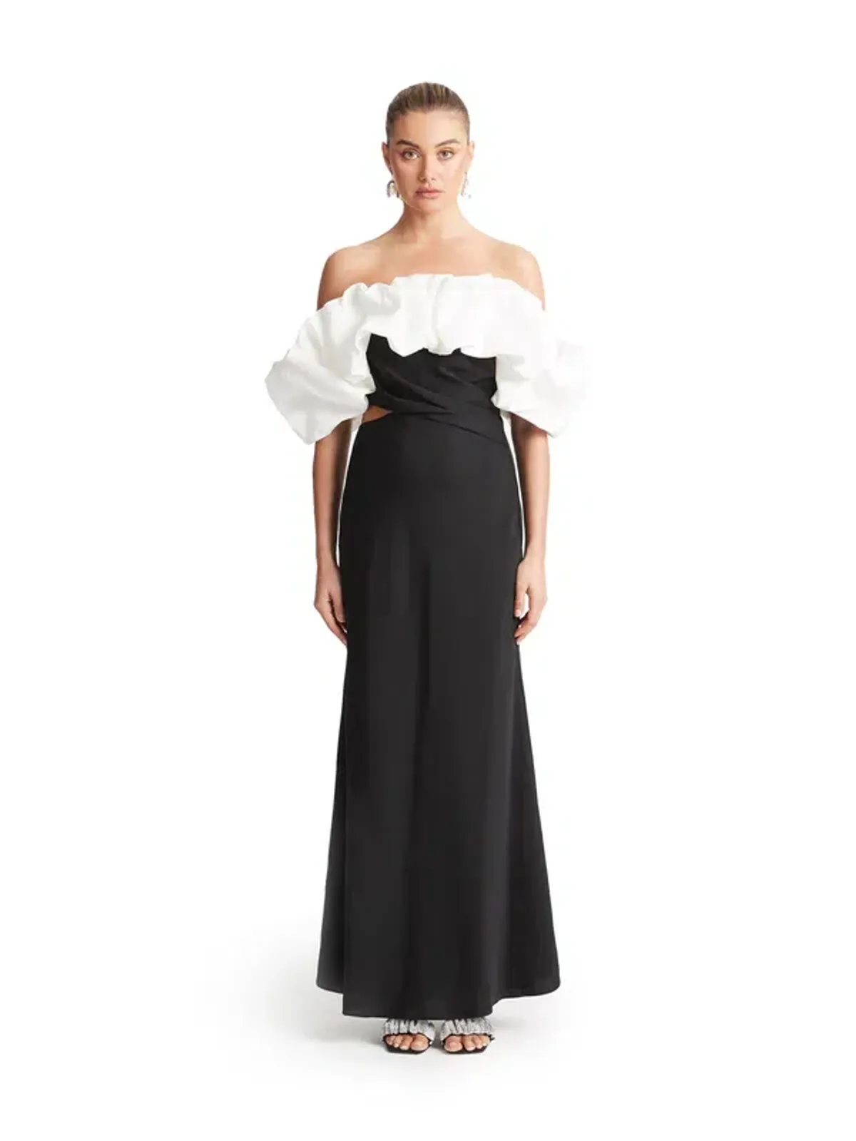 Sheike Margot Dress Black/White Size AU 10 - Image 1