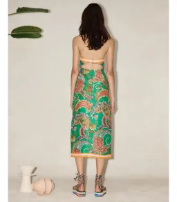 Alemais Marion Bodice Dress Green Size AU 6 for rent on The Volte - image 3