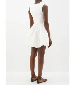 Zimmermann Tama V-Neckline Mini Dress White Size 1 / AU 10 for rent on The Volte - image 3