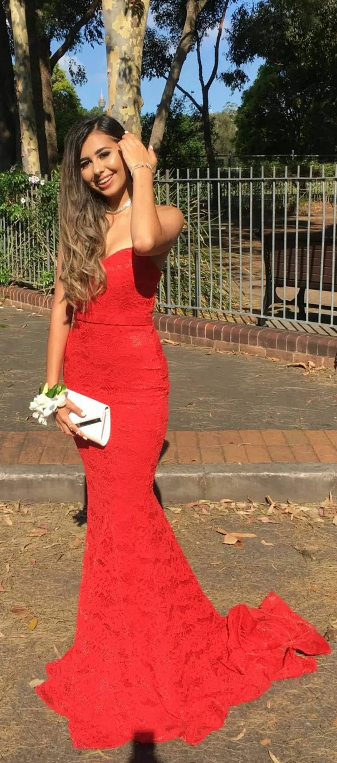 Jadore Alia Dress Red Size AU 6 for rent on The Volte - main image