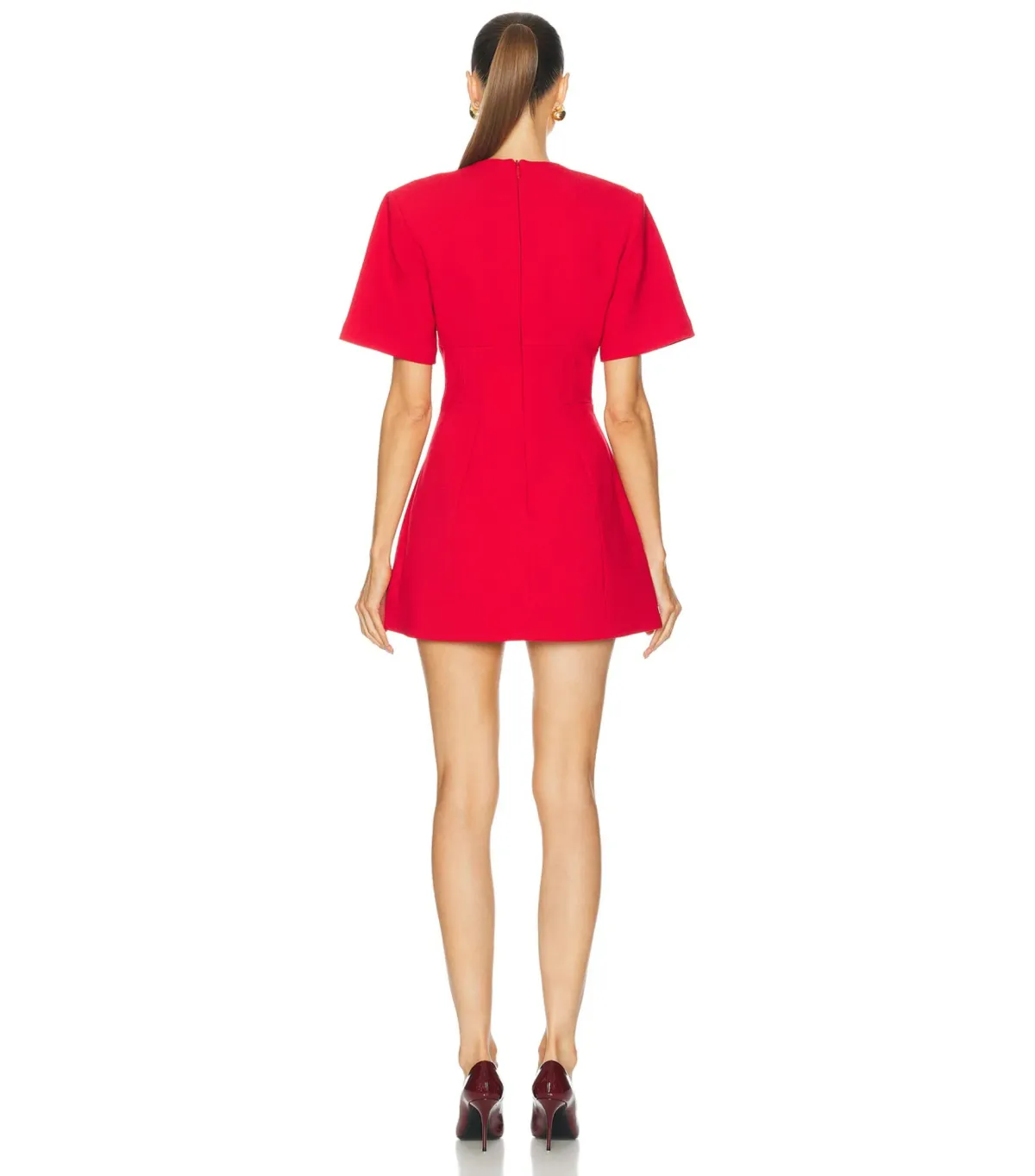 Rachel Gilbert Dover Mini Dress Red Size 1 / AU 8 - Image 3