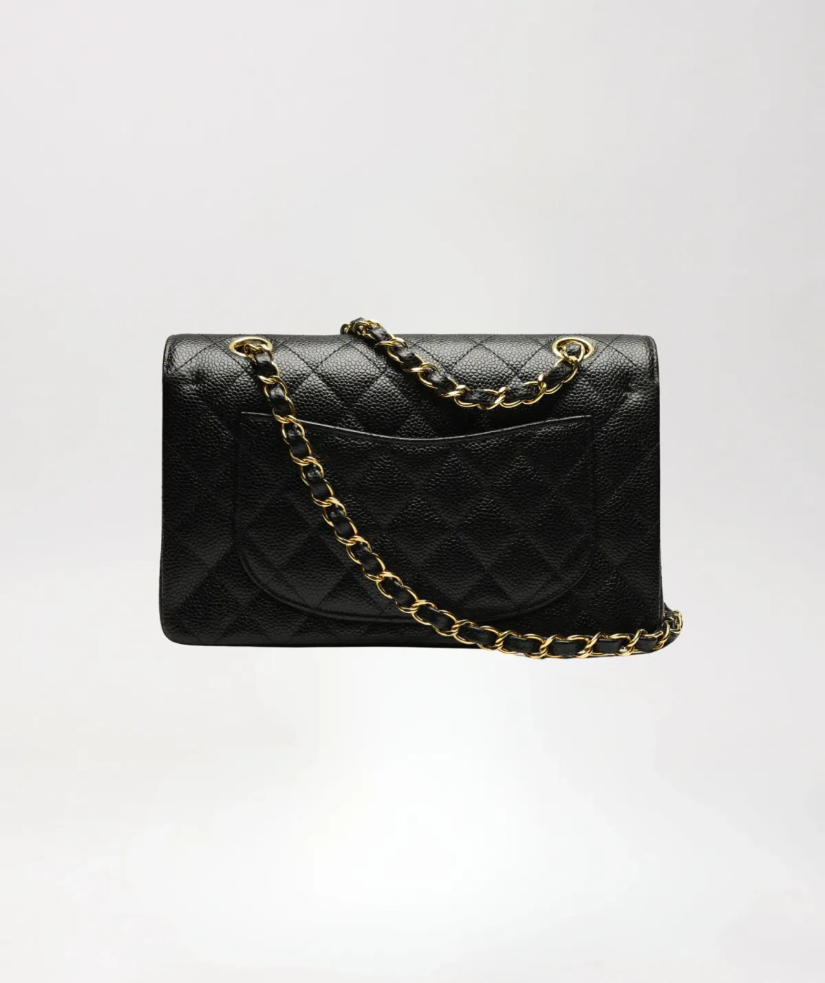 Chanel Classic Black Small Flap Handbag - Image 2