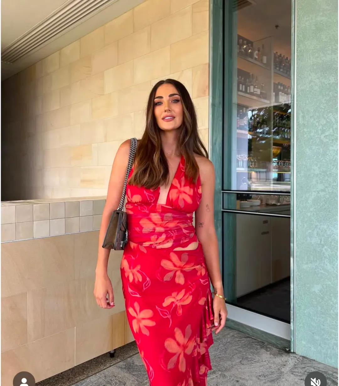 Benni Penelope Maxi Dress in Hibiscus Floral Size 8 for rent on The Volte - main image