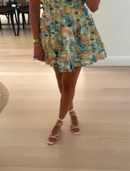 Aje Hybrid Sleeveless Mini Dress Floral Haze Size AU 10 for rent on The Volte - image 6