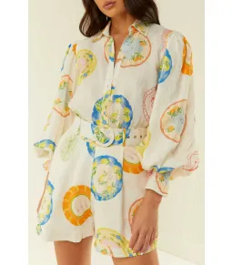 Palm Noosa Gili Shirt Size AU 12 and Short Size AU 10 Set in Plates for rent on The Volte - image 4