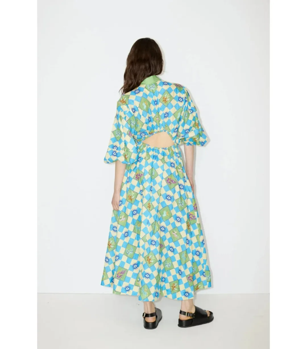 Alemais Lou Twist Front Shirt Dress Multi Size M / AU 10 for rent on The Volte - main image