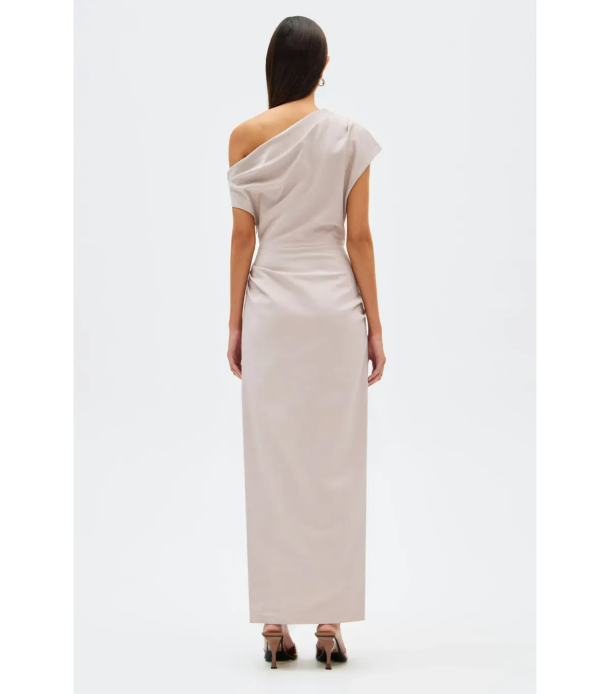 Misha Gia Midi Dress Faded Silver Size 6/XS - Image 4