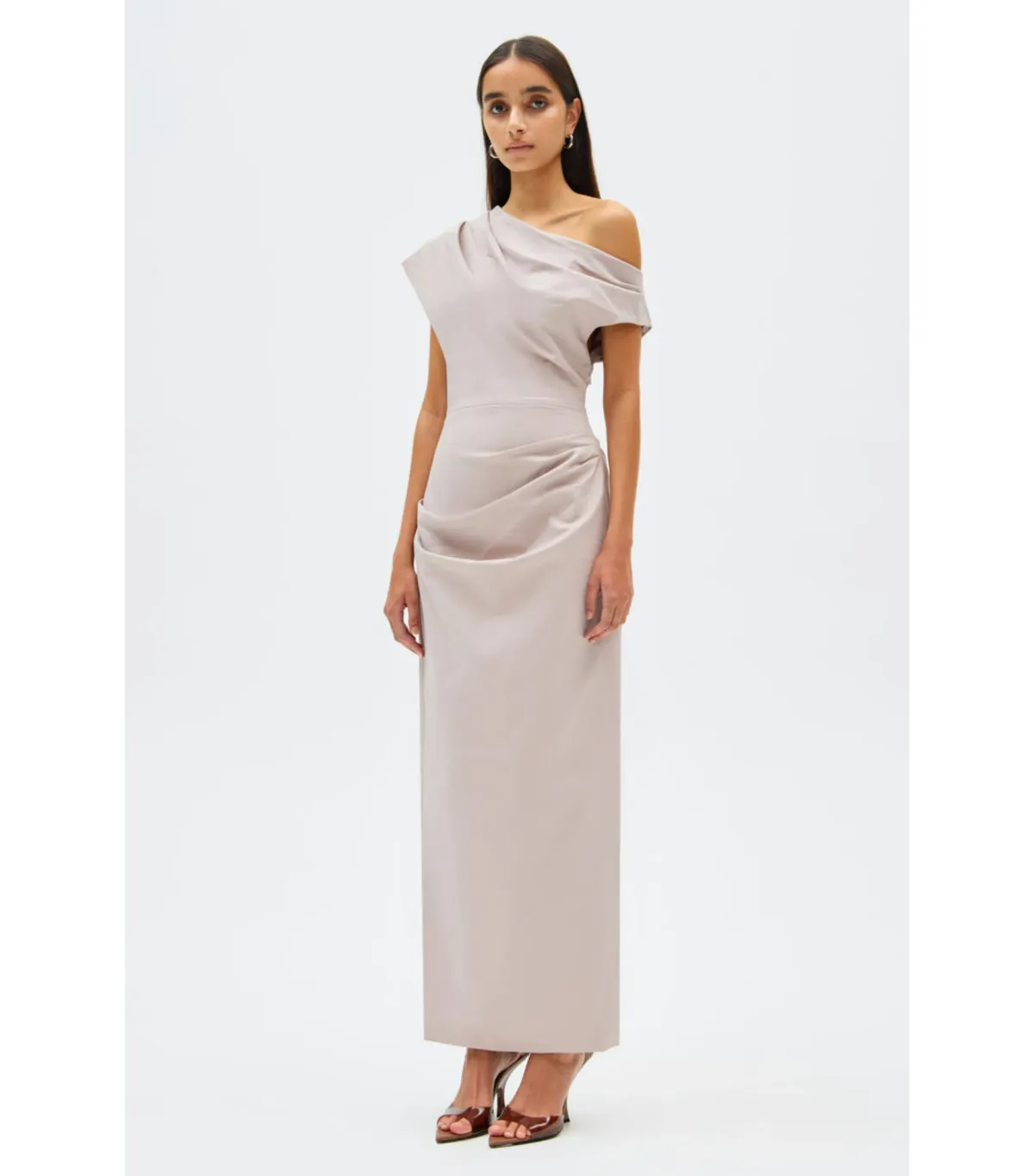Misha Gia Midi Dress Faded Silver Size 6/XS - Image 2