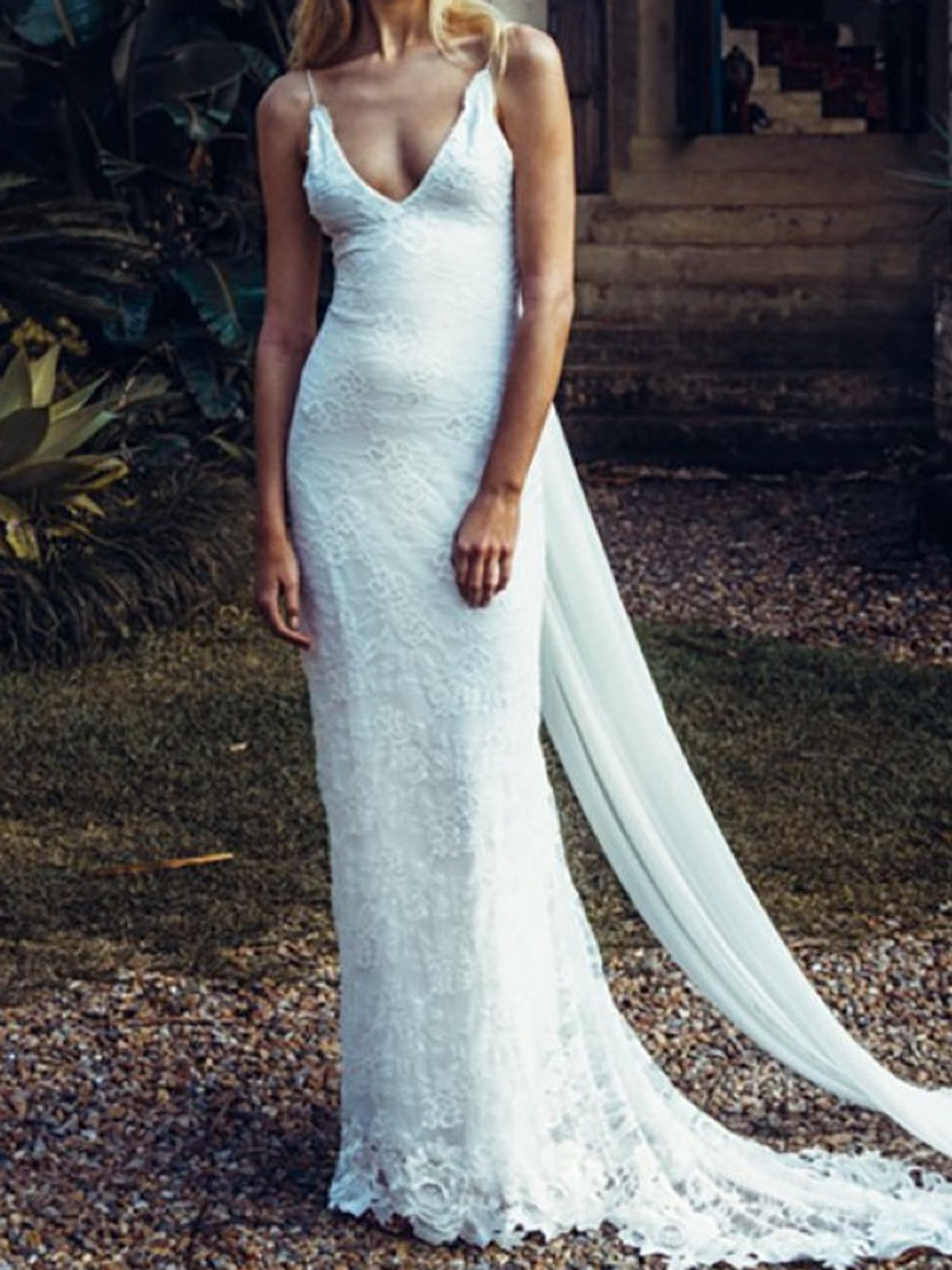 Grace Loves Lace Lottie Wedding Dress Ivory Size 8 - Image 2