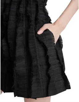 Aje Hybrid Sleeveless Mini Dress Black Size 4 for rent on The Volte - image 4