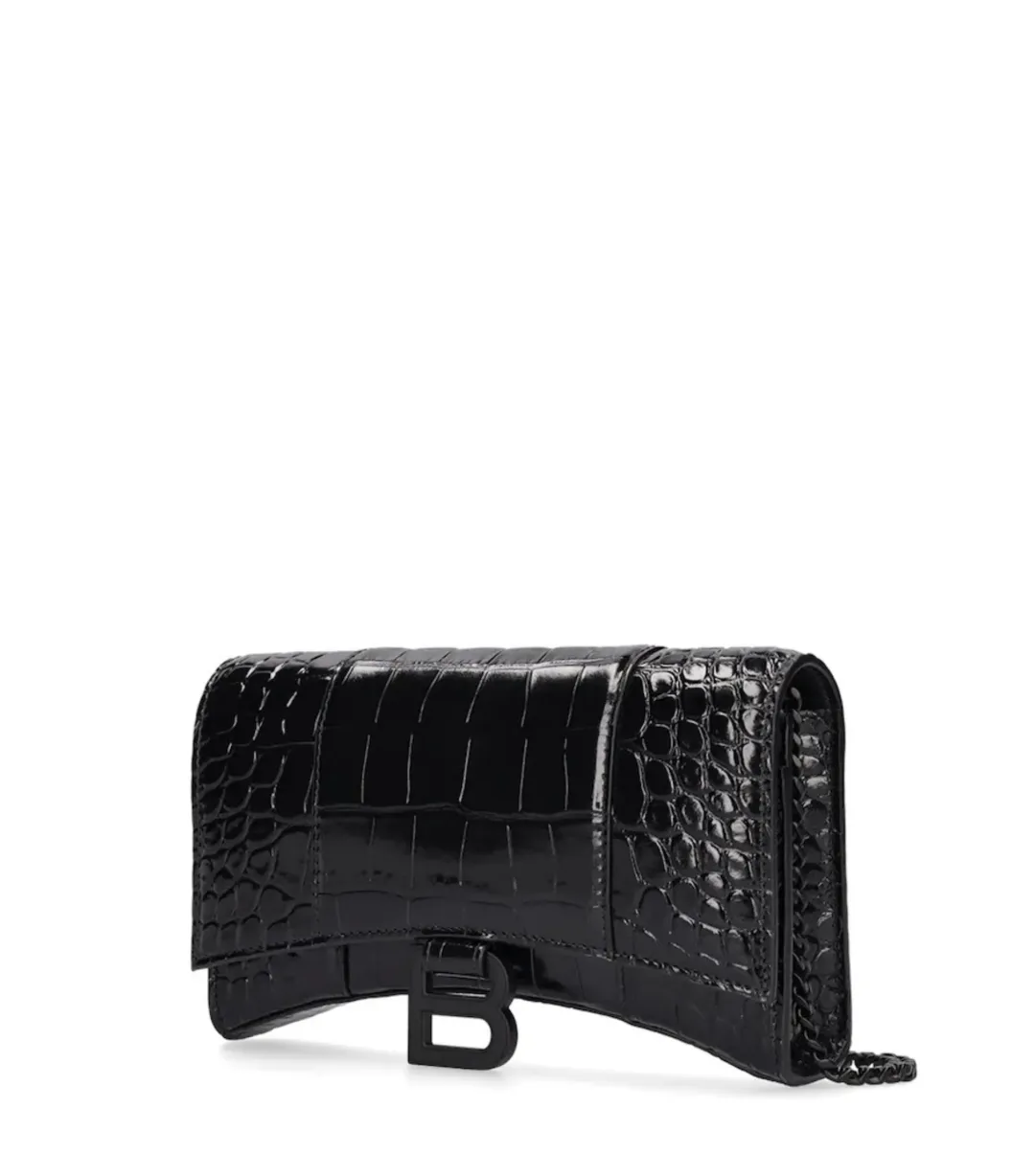 Balenciaga Hourglass on Chain Black for rent on The Volte - main image