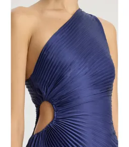 A.L.C. Delfina Satin Pleated Dress Riviera Size AU 6 for rent on The Volte - image 2