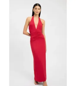 Kookai Brooklyn Maxi Dress in Scarlet Size AU 6 for rent on The Volte - image 2