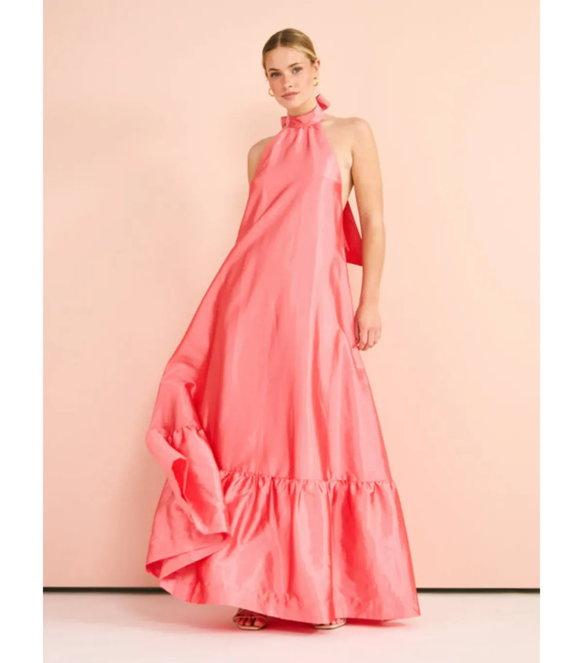 Hansen and Gretel Gateau Gown in Watermelon Size AU 8 for rent on The Volte - main image