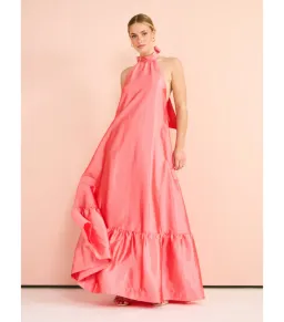 Hansen and Gretel Gateau Gown in Watermelon Size AU 8 for rent on The Volte - image 1