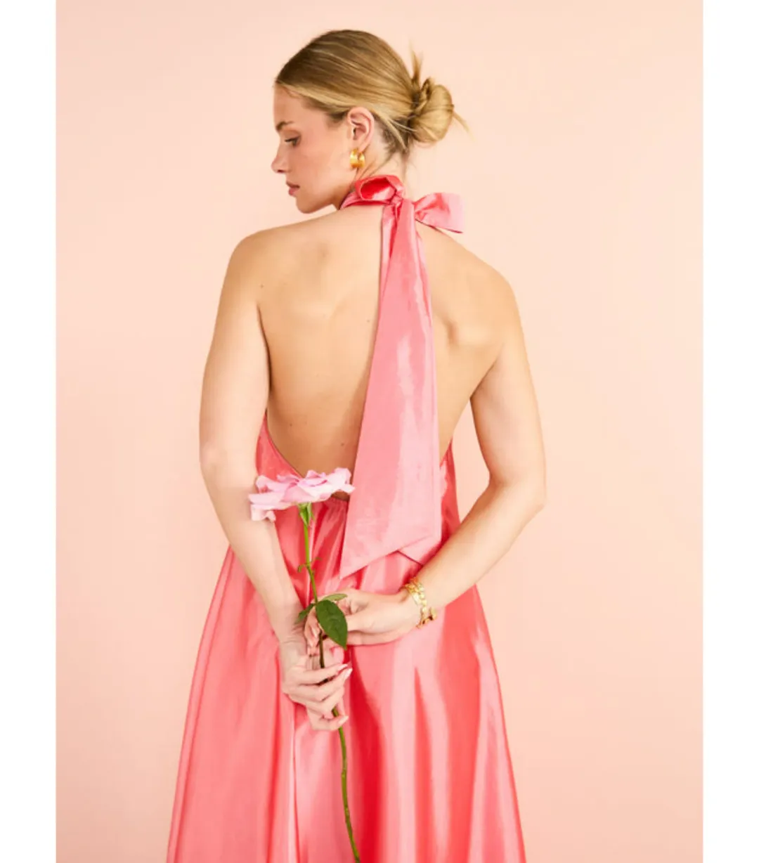 Hansen and Gretel Gateau Gown in Watermelon Size AU 8 for rent on The Volte - main image