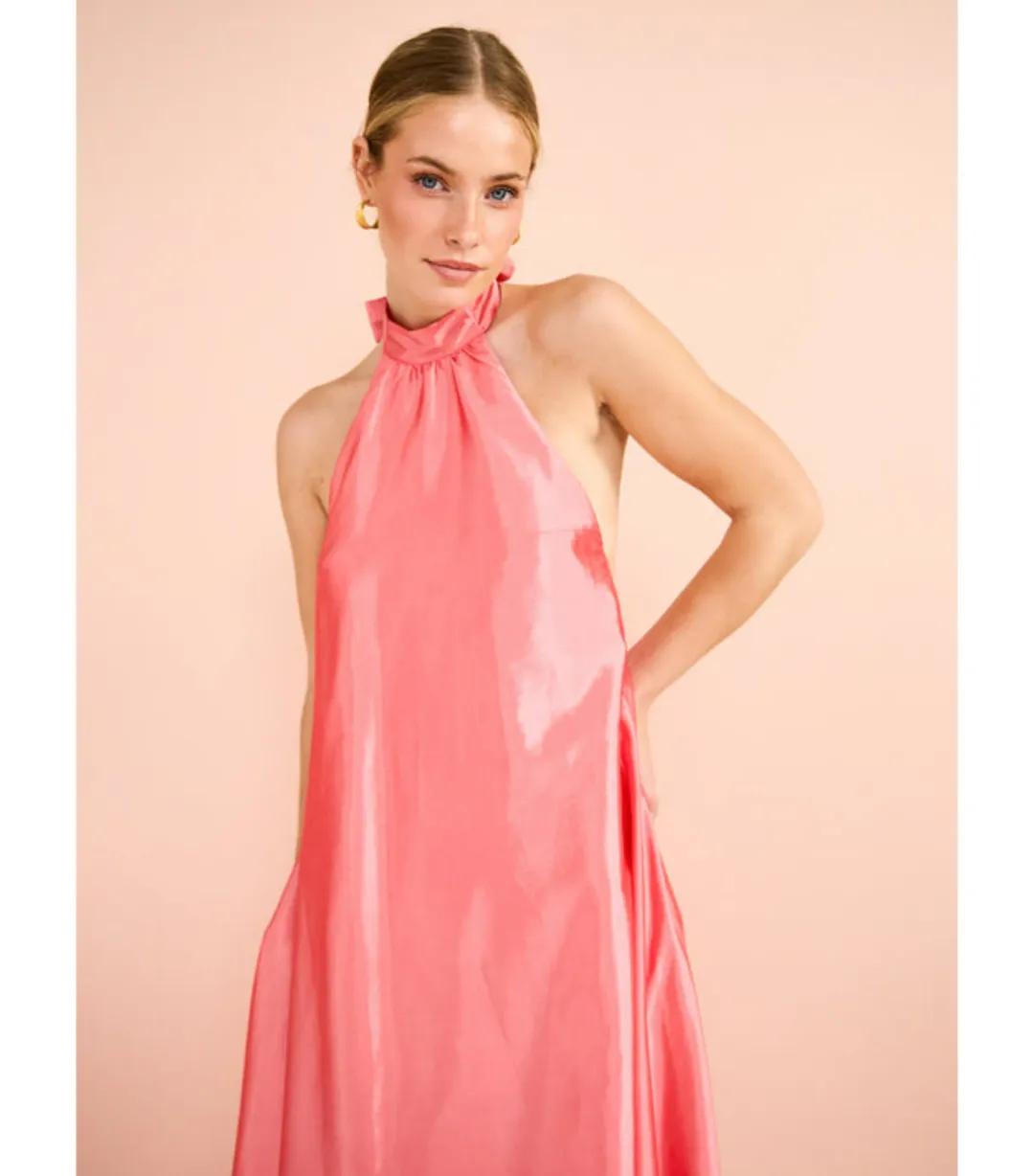Hansen and Gretel Gateau Gown in Watermelon Size AU 8 for rent on The Volte - main image