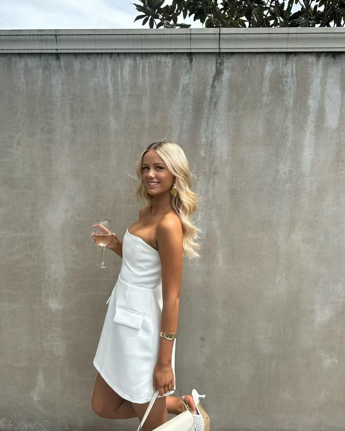 Odd Muse The Ultimate Muse Strapless Dress in White Size AU 8 - Image 5
