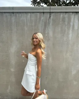 Odd Muse The Ultimate Muse Strapless Dress in White Size AU 8 for rent on The Volte - image 5