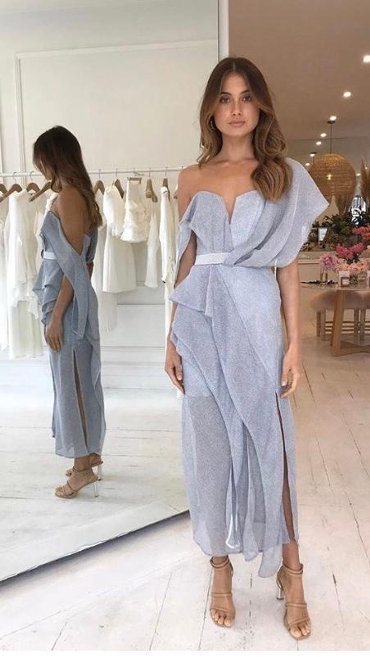 Acler Leonie Dress Glacier - Image 1