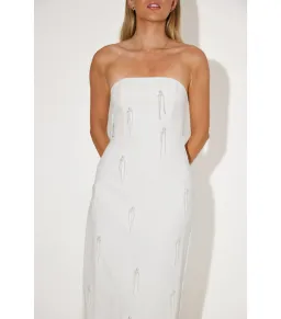 Odd Muse The Ultimate Muse Embellished Midi Dress White Size XS / AU 6 for rent on The Volte - image 3