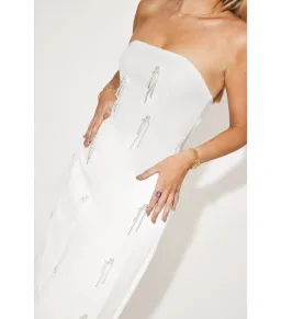 Odd Muse The Ultimate Muse Embellished Midi Dress White Size XS / AU 6 for rent on The Volte - image 2