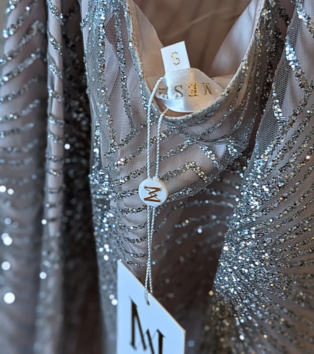 Meshki Mini Silver Sheer Size XS / AU 6 - Image 1