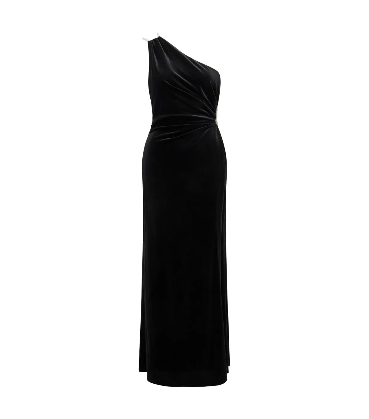 Forever New Costanza Diamante Velvet Gown Black Size AU 4 - Image 5