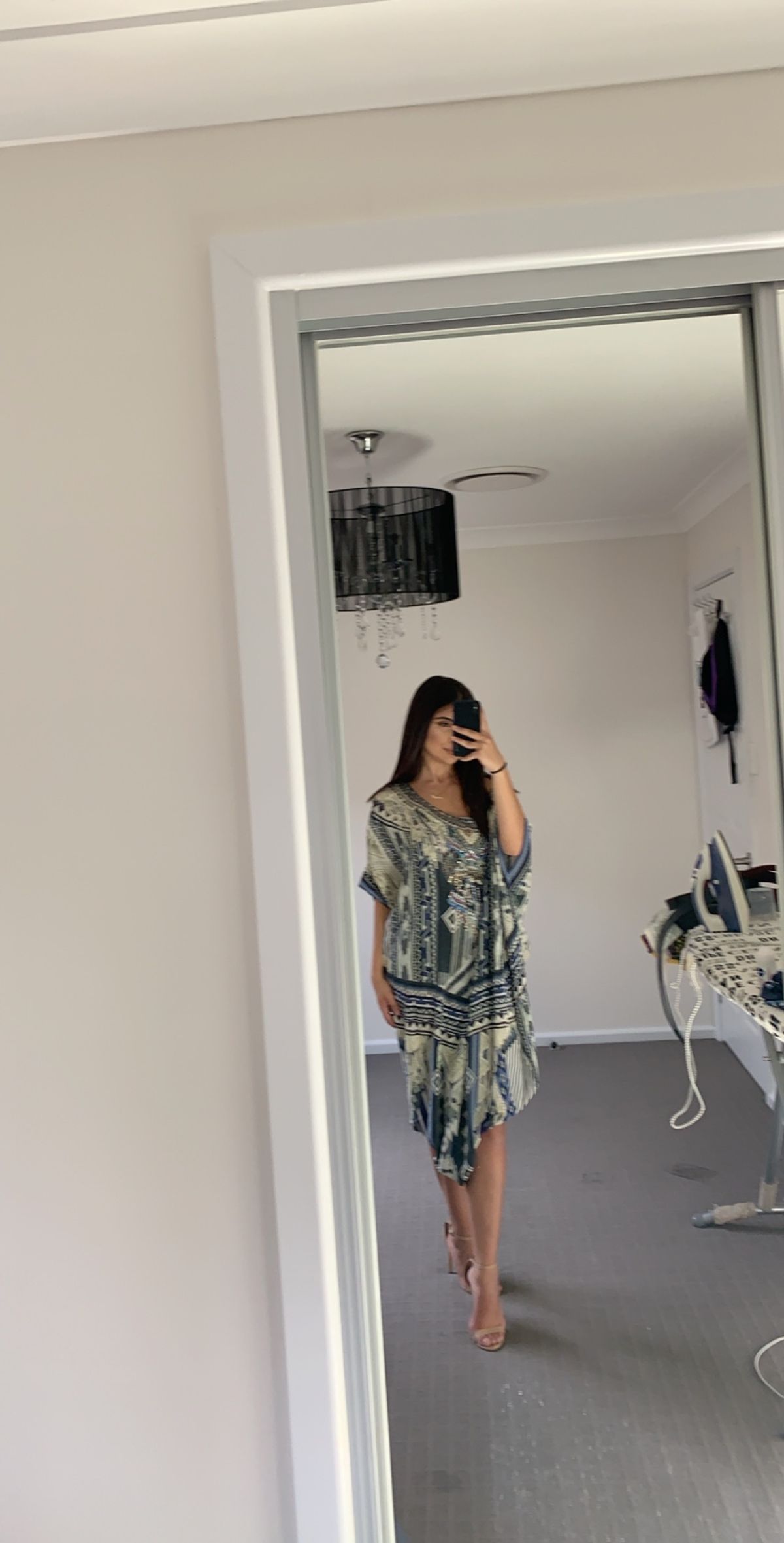 Camilla Kaftan Grey Blue Size 10 - Image 2